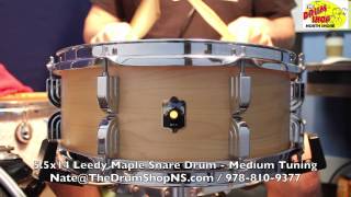 Leedy Maple Snare Drum 55x14  Made by Gretsch  The Drum Shop North Shore [upl. by Manvell]