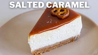 Salted Caramel Cheesecake Recipe [upl. by Nayk]