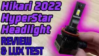 AWESOME or TERRIBLE Hikari HyperStar LED Headlight Review and Lux Test [upl. by Tanitansy]