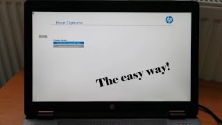 How to enter the Boot Options Menu on a HP ZBook laptop  The easy way [upl. by Rehpatsirhc]