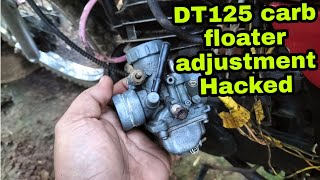 DT125 stock carb overflowing solution [upl. by Saltsman]