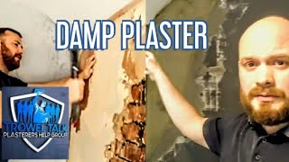 HOW TO PLASTER DAMP WALLS [upl. by Allrud774]