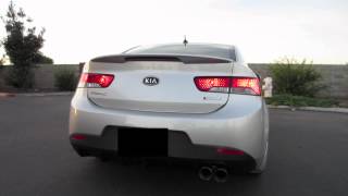 Kia Forte Koup 24L Spintech Muffler and ARK Test Pipe [upl. by Erlewine981]