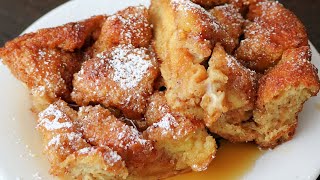 Easy Baked French Toast Casserole Recipe  Delicious and Simple Breakfast [upl. by Ric75]