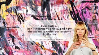 What is lithography Ewa Budka her lithography prints and how Mokulito technique became Budkalito [upl. by Anytsirhc]