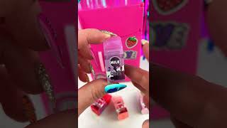 Cute Lip Balm Mini Fridge Satisying Video ASMR shorts [upl. by Buchheim761]