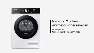 Samsung Trockner Wärmetauscher reinigen [upl. by Eelyk810]