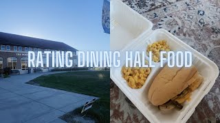 rating dining hall food [upl. by Lyell]