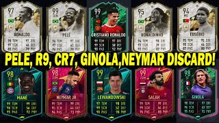 DISCARDING 99 RONALDO CR7 ICON PELE R9 MBAPPE HERO GINOLA  biggest discards in FIFA 23 history [upl. by Kaitlin]