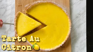 TARTE AU CITRON SUPER FACILE ET RAPIDE🍋 [upl. by Yemrots]