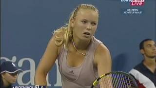 Caroline Wozniacki vs Svetlana Kuznetsova  US 2009 [upl. by Hairim]