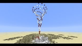 Minecraft TNT Tornado [upl. by Jemimah]