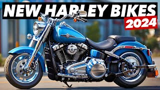 7 New Harley Davidson Motorcycles For 2024 [upl. by Yelnik]