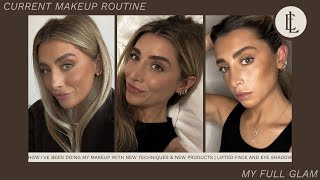 My Current Makeup Routine New Eyeshadow Style quotFull Glamquot amp Bronzey Mattes [upl. by Vokay]