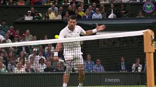 Somehow Novak Djokovic won this point  Wimbledon 2024 [upl. by Eyahc]