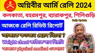 Agniveer Army Rally 2024😱  West Bengal Army Rally Review Physical Medical 💯 agniveerarmyrally2024 [upl. by Hedley]