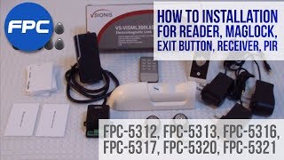 How to Wire Outdoor Reader Maglock Exit button Request PIR  Product Replaced as of March 2020 [upl. by Ontine]