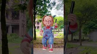 Thor Hammer vs Giant Chucky Battle  Who Wins shorts spiderman youtubeshorts [upl. by Tnomad]