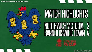 Northwich Vics v Barnoldswick Town  FA Cup Prelim Round Replay  20824 [upl. by Naitsirc]