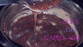 DIY UN GEL COIFFANT 100 NATUREL POUR CHEVEUX CREPUS ET BOUCLES  FLAXSEED GEL [upl. by Chapa]