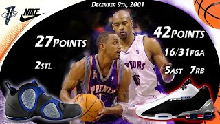 Penny Hardaway VS Vince Carter Faceoff December 9th 2001 [upl. by Raeann407]