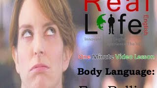 13  Body Language Eye Rolling  1 Minute English Lesson [upl. by Lemart]