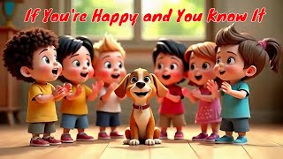 If You’re Happy and You Know It  Fun Kids Song  Fun and Interactive Kids Song [upl. by Enohpesrep648]