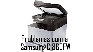 Problemas Samsung C1860FW  Erro de Comunicação [upl. by Enimzaj]