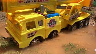 MAN Dumper Truck Mercedes Benz Truck Accident Mine Water Pulling Out Hydra Crane Machine [upl. by Duane280]