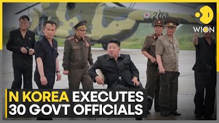 North Korea Kim JongUn orders execution of 30 officials over negligence amid deadly floods  WION [upl. by Bethesda]