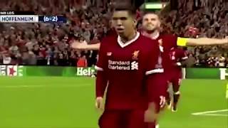 Roberto Firmino GOAL CELEBRATION vs Hoffenheim  Liverpool vs Hoffenheim [upl. by Cedric905]