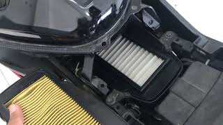 Install Air Filter Ferrox Yamaha R15 VVA V3 [upl. by Ahcmis]