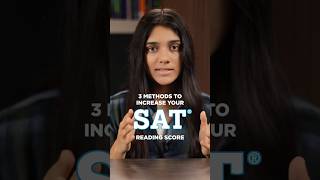 3 methods to increase your SAT reading score digitalsat satprep [upl. by Ettenor427]