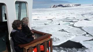 Cutting Through Antarctic Ice Aboard National Geographic Explorer [upl. by Augusto]