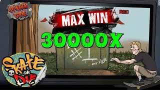 MAX WIN W POLSKIM KASYNIE ONLINE Mnożnik 30000x na slocie Skate or Die [upl. by Rebme]