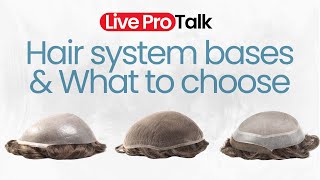 Hair system bases and What to choose [upl. by Porter]