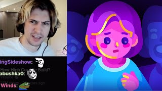 xQc reacts to Why You Are Lonely and How to Make Friends  Kurzgesagt [upl. by Ahsimet]