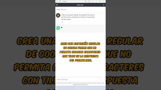 Google Forms Patrones personalizados para expresiones regulares con inteligencia artificial google [upl. by Ylreveb]