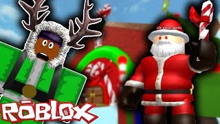 ROBLOX  ESCAPE SANTAS EVIL WORKSHOP MY GIRLFRIEND DIED [upl. by Reppart]