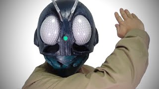 【100均工作】シン・仮面ライダーのマスク作ってみた作り方｜How to Make Shin Kamen Rider Mask｜１号 DIY コスプレ 本郷猛 一文字隼人 庵野秀明 [upl. by Liss805]