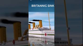 minecraft britannic sinking in 051 sec Minecraft animations minecraft britannic shorts [upl. by Ennovihc]