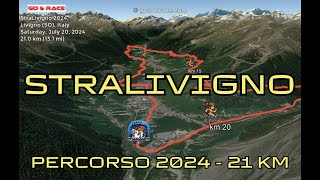 StraLivigno 2024 vola sul percorso di 21 km [upl. by Nilek]