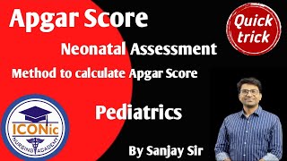 APGAR Score  Neonatal Assessment  How to calculate Apgar  Pediatrics  Quick trick  trending [upl. by Christy]