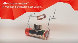 Gleichstrommotor  einen Elektromotor selbst bauen  Cornelsen Experimenta  2020 [upl. by Emili]