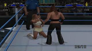 Mickie James vs Lita  WWE SmackDown vs Raw 2007 [upl. by Adebayo872]