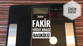 VÜCUT YAĞ ORANINI ÖLÇEREK KİLONU TAKİP ET  Fakir Sun Vücut Analiz Baskülü Kutu Açılımı [upl. by Seerdi]