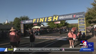 Former BYU runner wins St George Marathon [upl. by Waddell934]