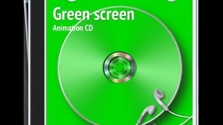 CD DVD Green Screen Animation stock footage HD [upl. by Batista]