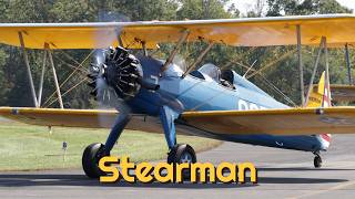 Stearman Biplane Formation Takes Flight at the 2024 Culpeper Air Fest [upl. by Akerley501]