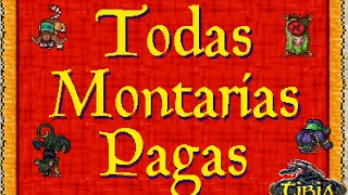 Montarias Pagas  Tibia  The Store [upl. by Desberg]